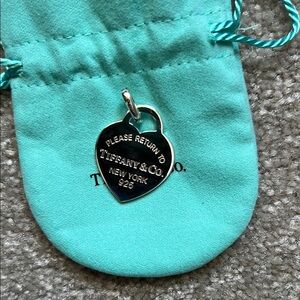 Tiffany & Co. Silver Heart Tag Charm